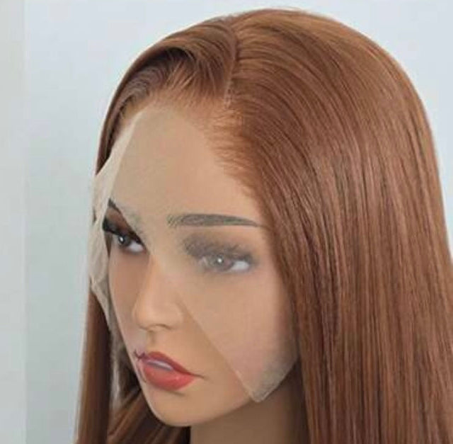 24” Luxury Ginger Miss Anna human blend Wig