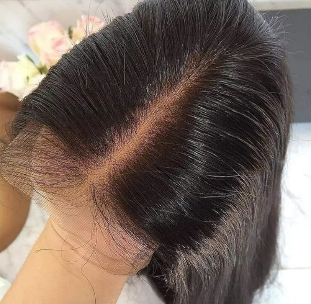 16" Brazilian Hair Full Frontal Wig.